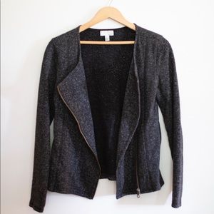 Gray structured jacket